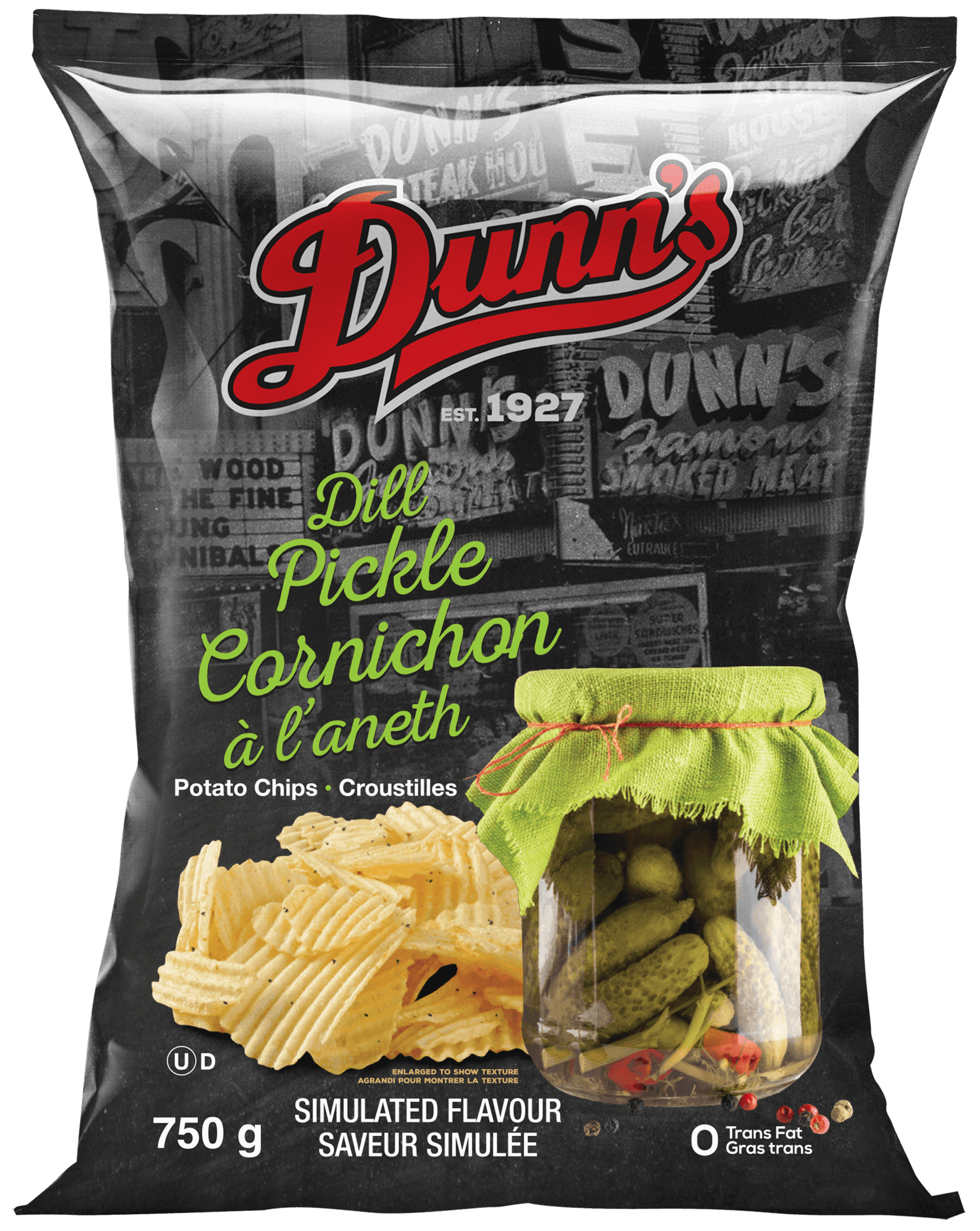 Chips au cornichon à l'aneth de Dunn’s