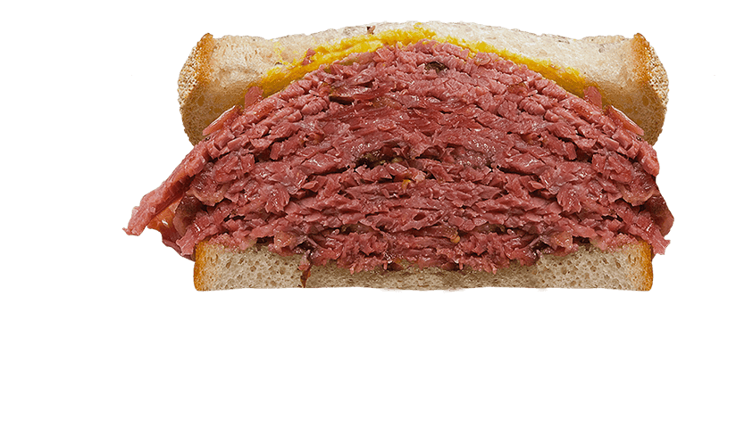 Dunn's smoked meat sandwich