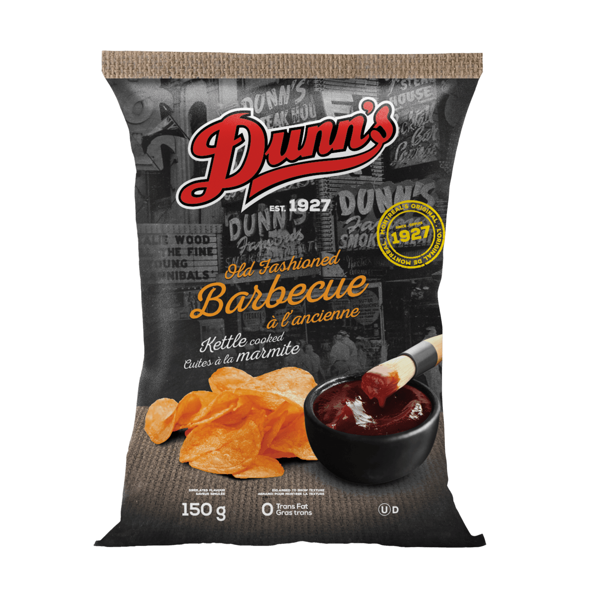 Croustilles de bouilloire BBQ de Dunn's