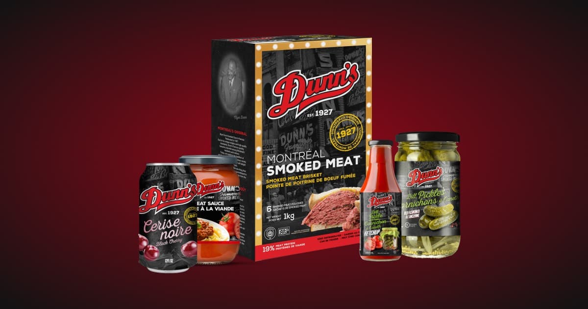 Apportez Dunn's Famous chez vous avec les meilleurs produits de viande fumée