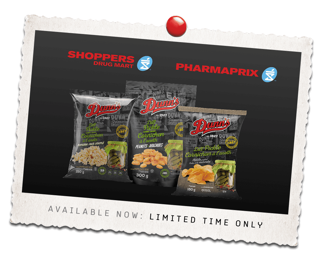 Dunn's retail products available now — limited time only