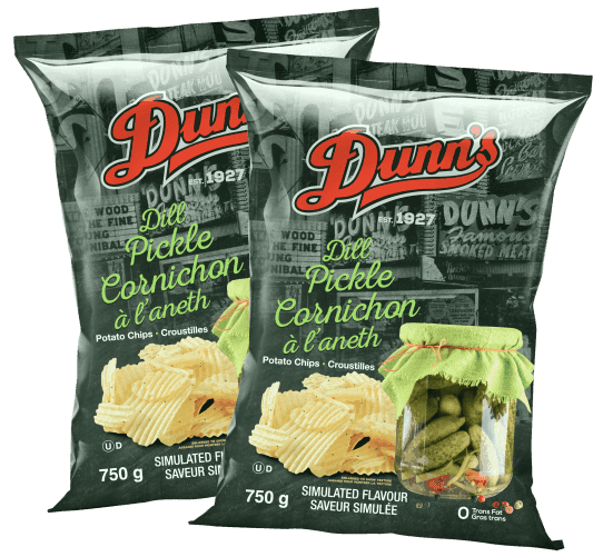 Sacs de croustilles à l'aneth Dunn's