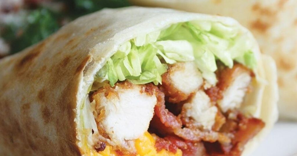 Wrap de poulet thaï épicé