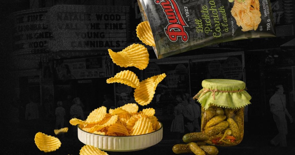 Croustilles de cornichon à l'aneth au Canada
