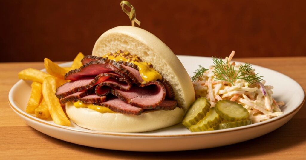 Innovations de saveurs : Un sandwich à la viande fumée qui évolue avec vous