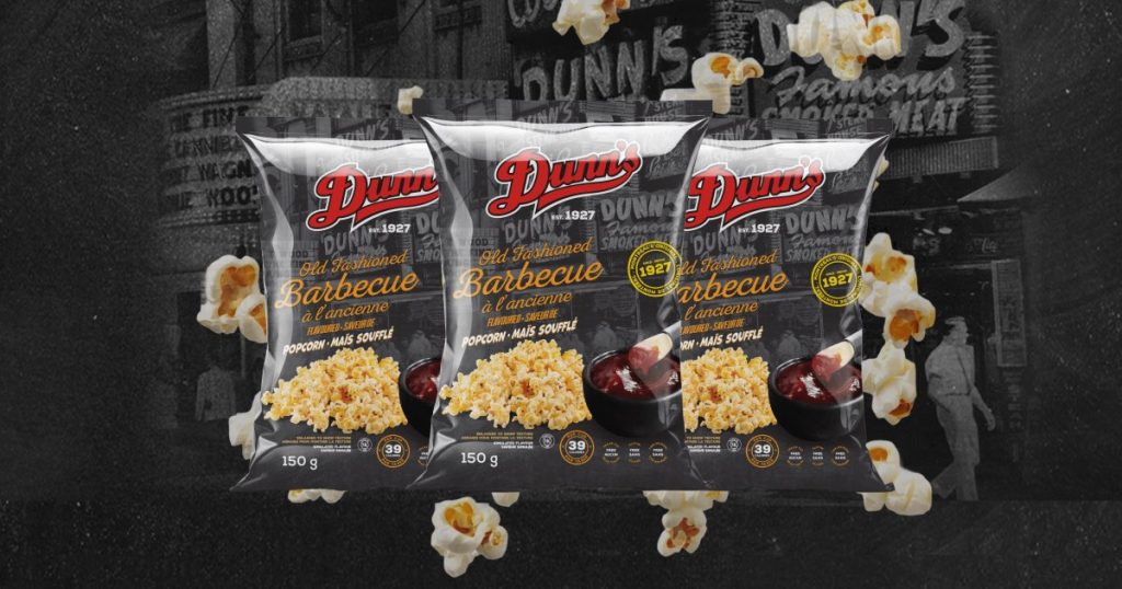 BBQ popcorn Dunn’s Famous