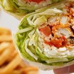 chicken caesar wrap calories