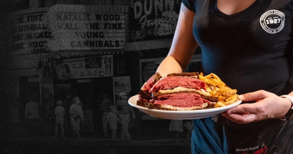 Montreal smoked meat beef or pork