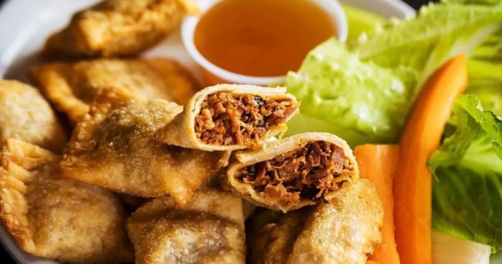 smoked meat egg rolls Montreal