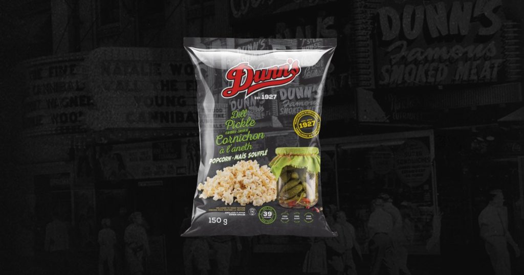 flavored popcorn in Canada