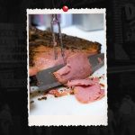 Montreal smoked meat marbling